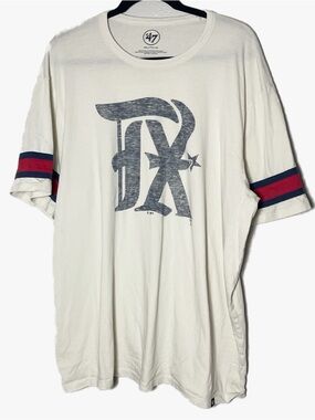 47 Brand New Era Texas Rangers MLB baseball t -shirt game day size XXL